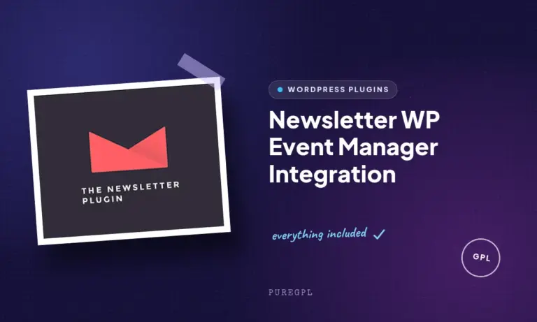 newsletter wp event manager integration