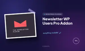newsletter wp users pro addon