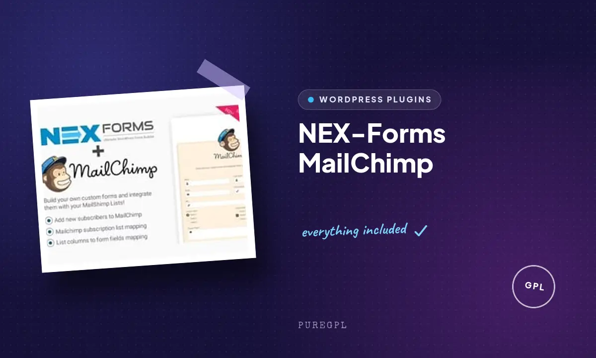 NEX-Forms MailChimp