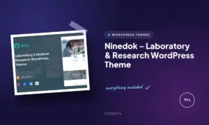 ninedok laboratory research wordpress theme