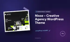 nisoz creative agency wordpress theme