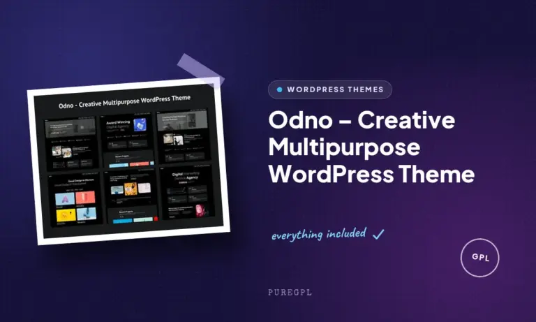 odno creative multipurpose wordpress theme