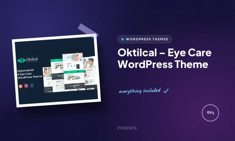 oktilcal eye care wordpress theme