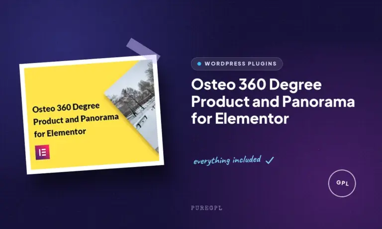 osteo 360 degree product and panorama for elementor