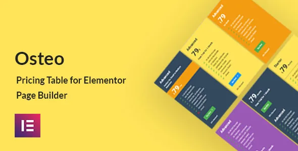 osteo pricing table for elementor 1