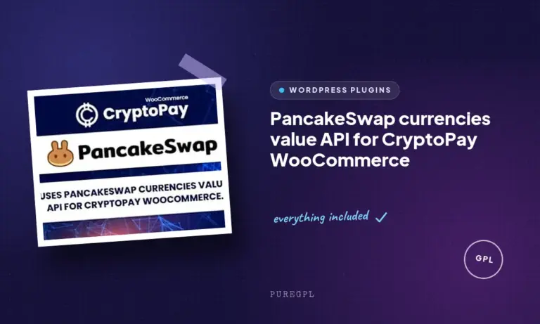 pancakeswap currencies value api for cryptopay woocommerce