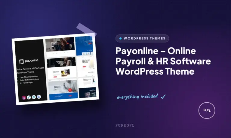 payonline online payroll hr software wordpress theme