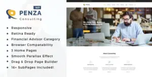 Penza – Consulting & Business WordPress Theme