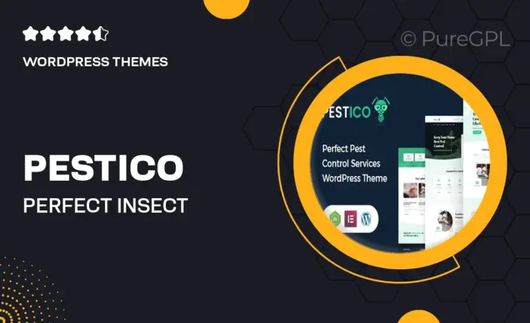 pestico perfect insect control wordpress theme