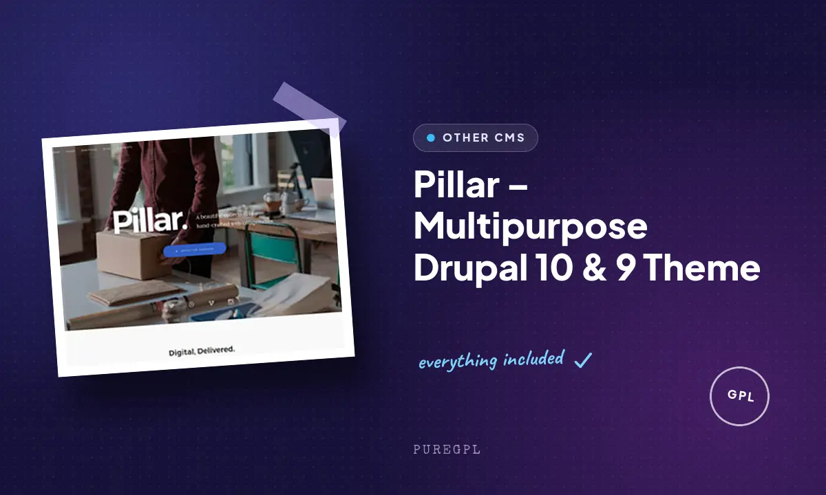 Pillar – Multipurpose Drupal 10 & 9 Theme