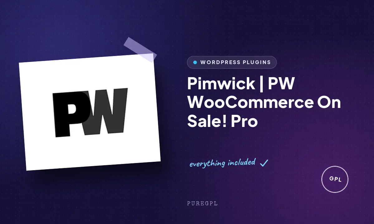 Pimwick | PW WooCommerce On Sale! Pro