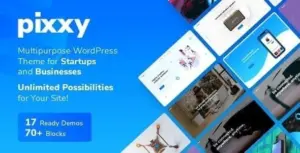 Pixxy – Landing Page WordPress Theme