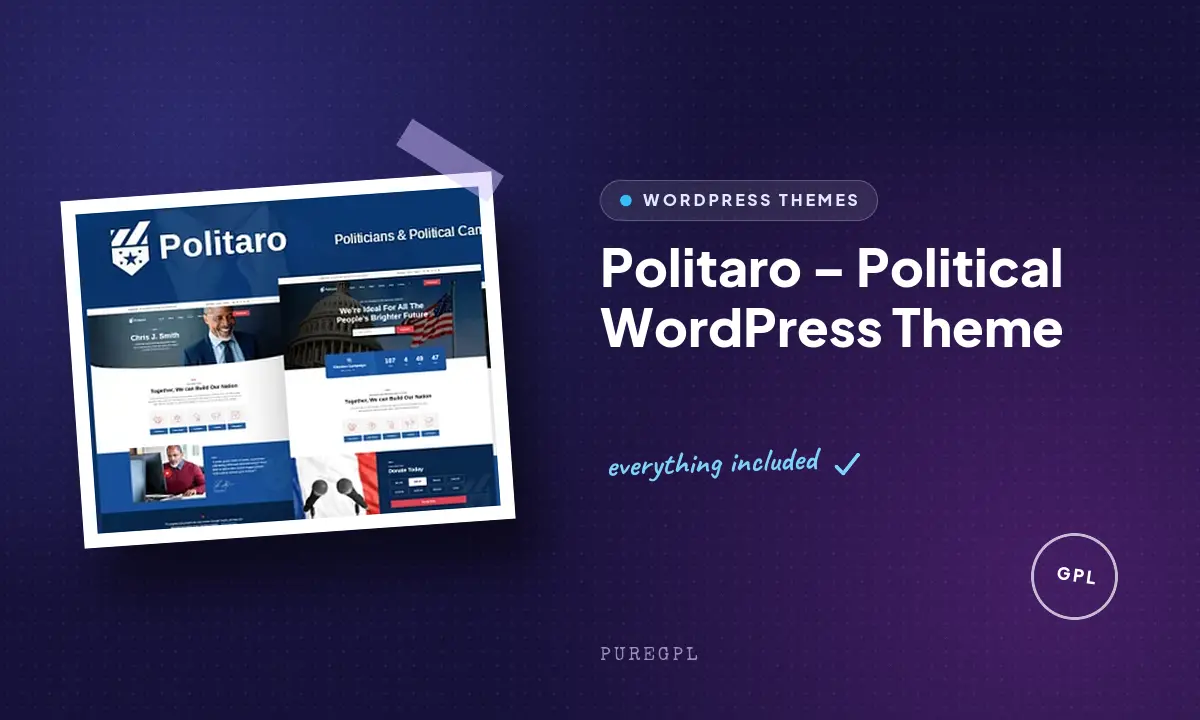 Politaro – Political WordPress Theme