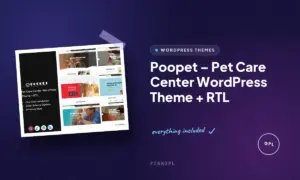 poopet pet care center wordpress theme rtl