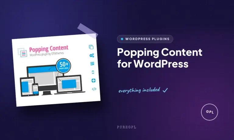 popping content for wordpress