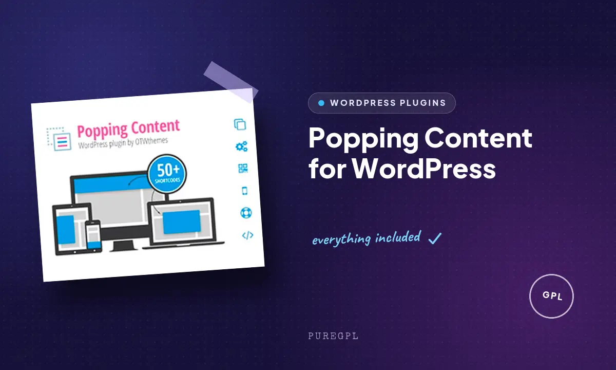 Popping Content for WordPress
