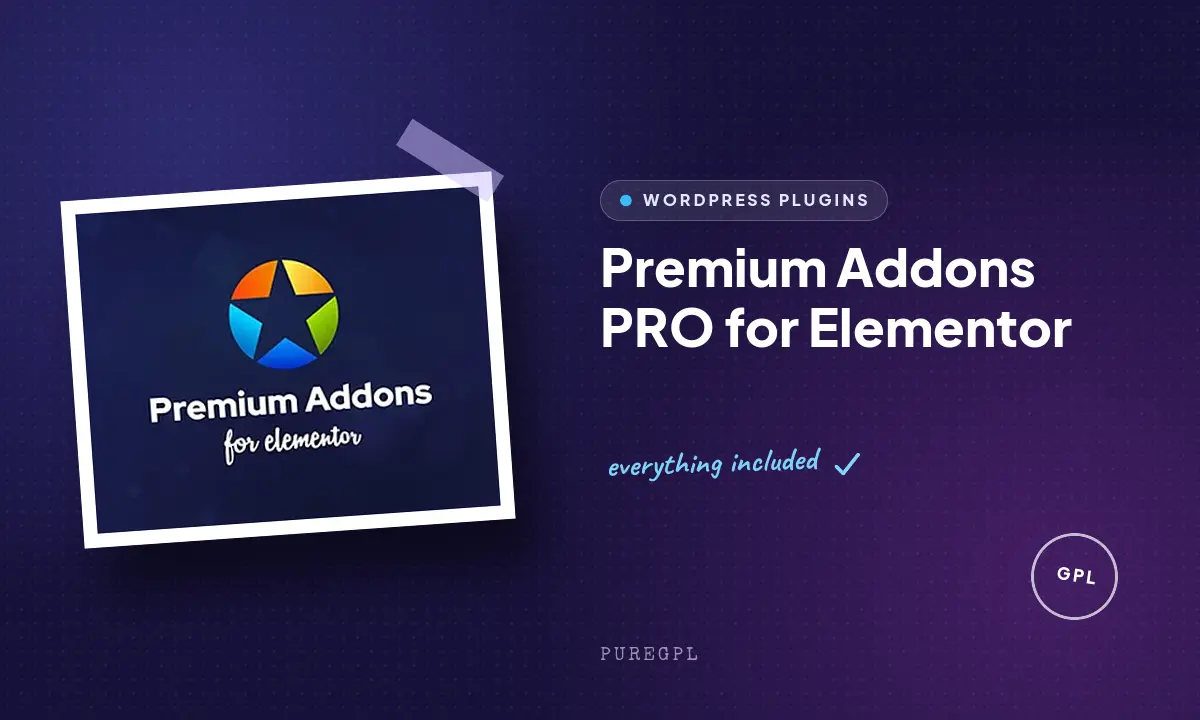 Premium Addons Pro for Elementor