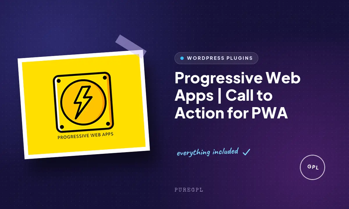 Progressive Web Apps | Call to Action for PWA