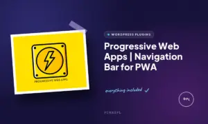 progressive web apps navigation bar for pwa