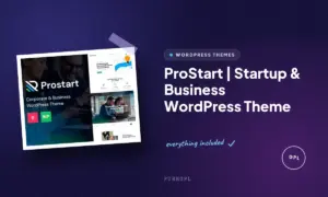 prostart startup business wordpress theme