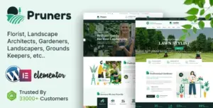 Pruners – Garden Landscaper WordPress Theme