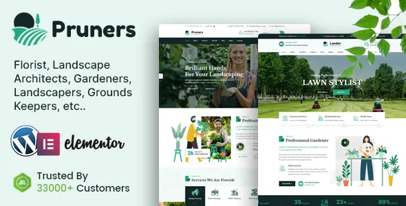 pruners garden landscaper wordpress theme 1