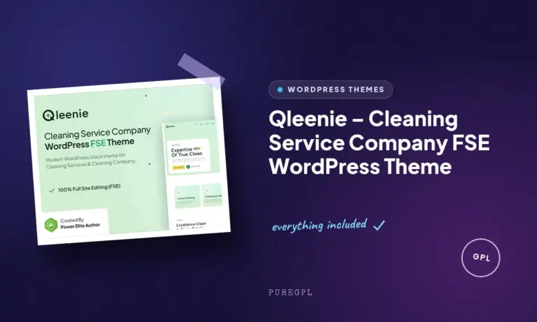 qleenie cleaning service company fse wordpress theme