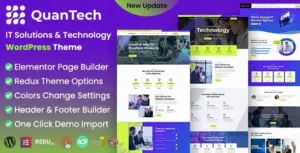 Quantech – IT Solutions & Technology WordPress Theme