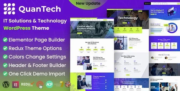 quantech it solutions technology wordpress theme 1