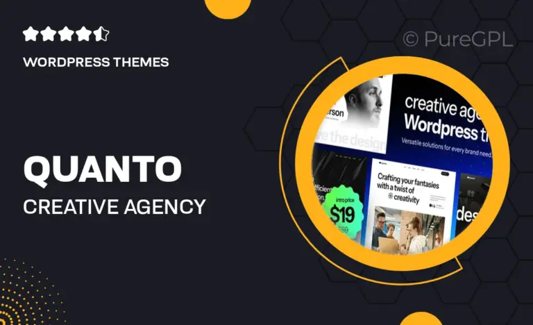 quanto creative agency wordpress theme
