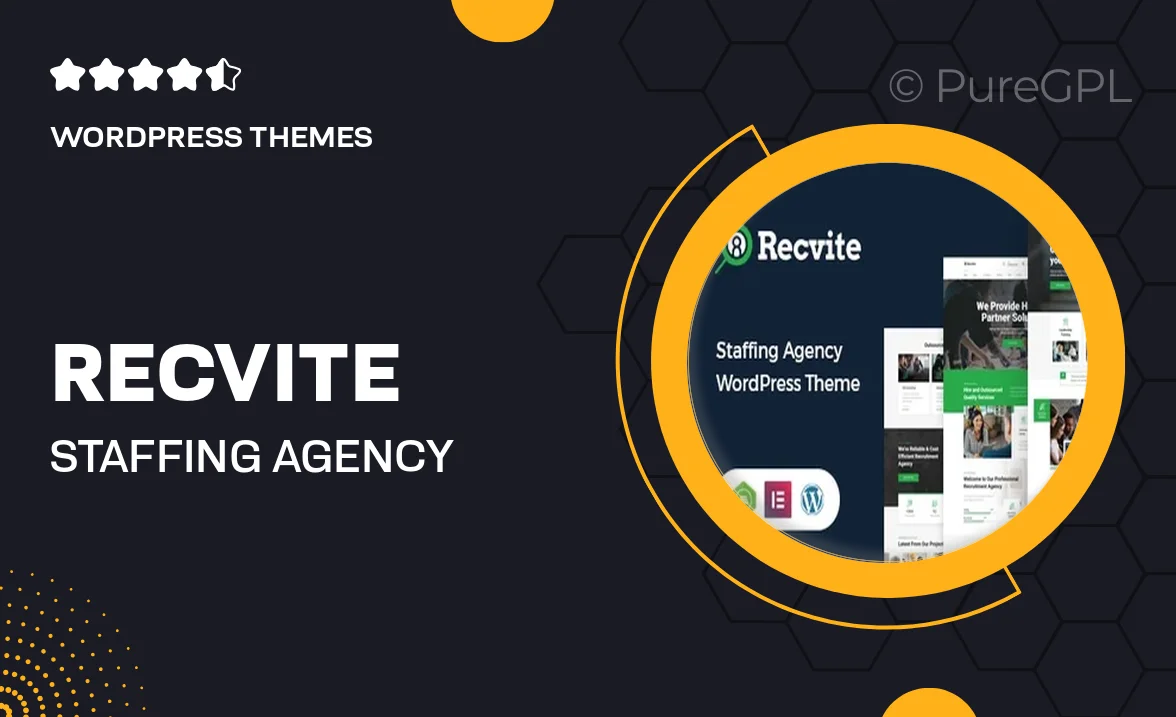 Recvite – Staffing Agency WordPress Theme