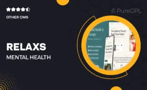 Relaxs – Mental Health & Therapy Elementor Template Kit