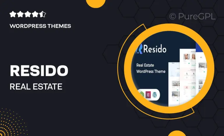 resido real estate wordpress theme