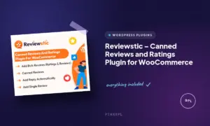 reviewstic canned reviews and ratings plugin for woocommerce