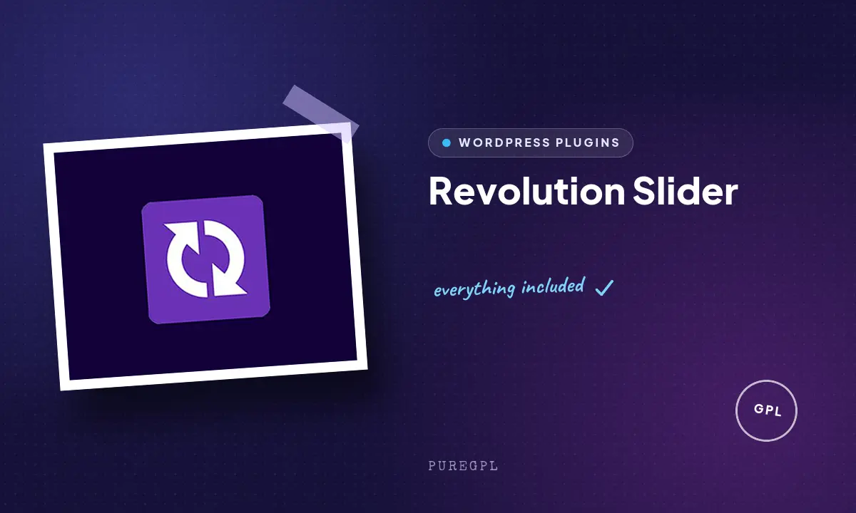 Revolution Slider – WordPress Slider for Motion + Interaction