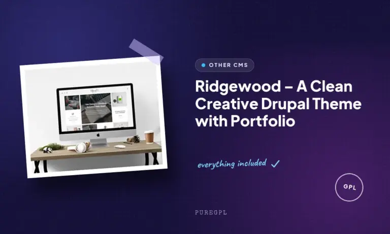 ridgewood a clean creative drupal theme with portfolio