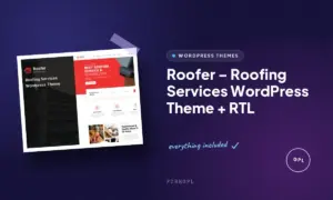 roofer roofing services wordpress theme rtl