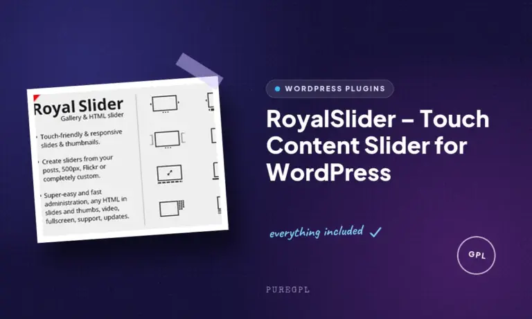 royalslider touch content slider for wordpress
