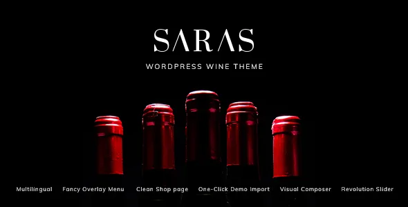 saras wine wordpress theme 1