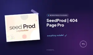 seedprod 404 page pro