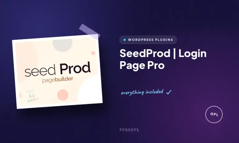 seedprod login page pro