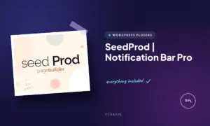 seedprod notification bar pro