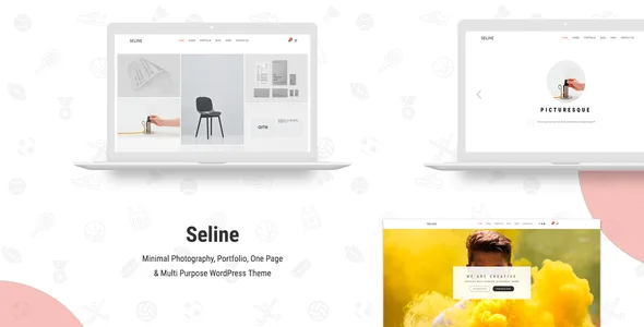 seline creative photography portfolio wordpress theme 1
