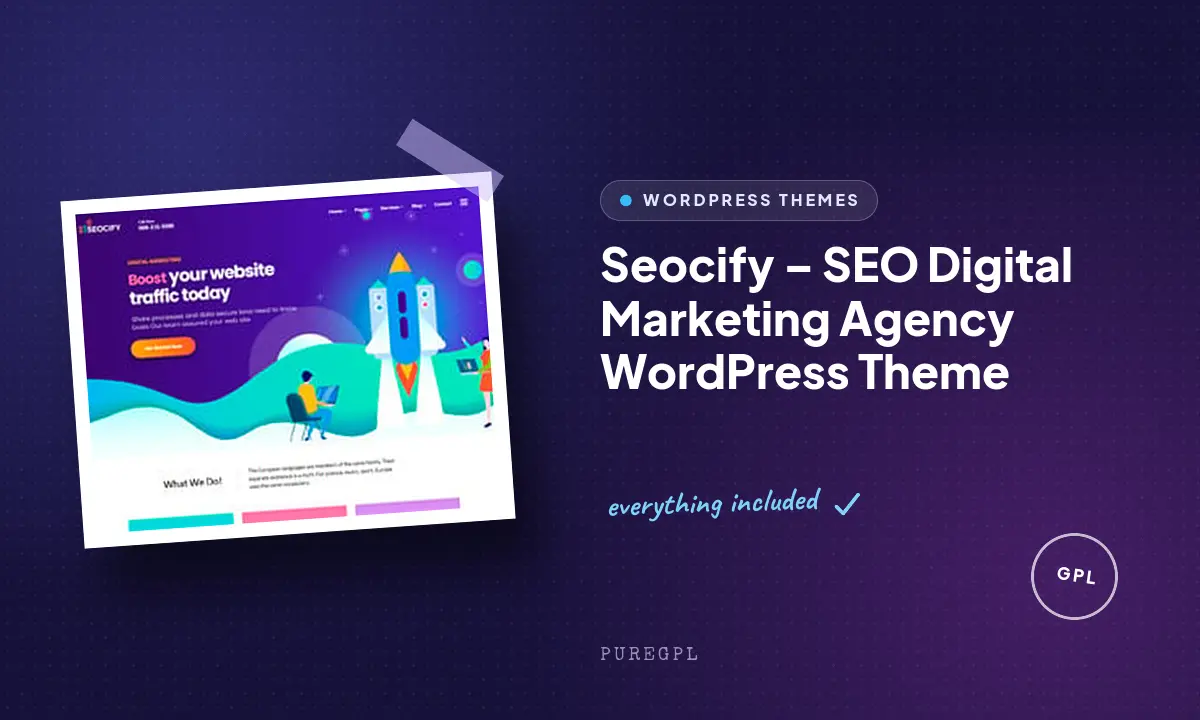 Seocify – SEO Digital Marketing Agency WordPress Theme