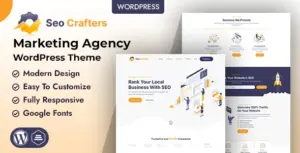 SeoCrafters – Marketing Agency WordPress Theme