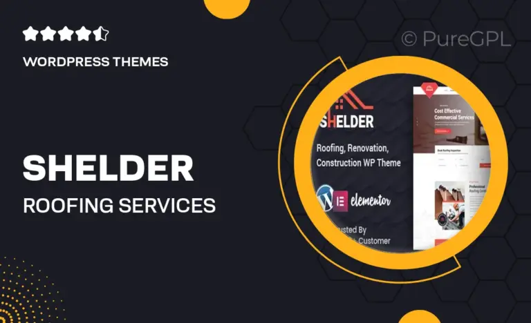 shelder roofing services wordpress theme rtl