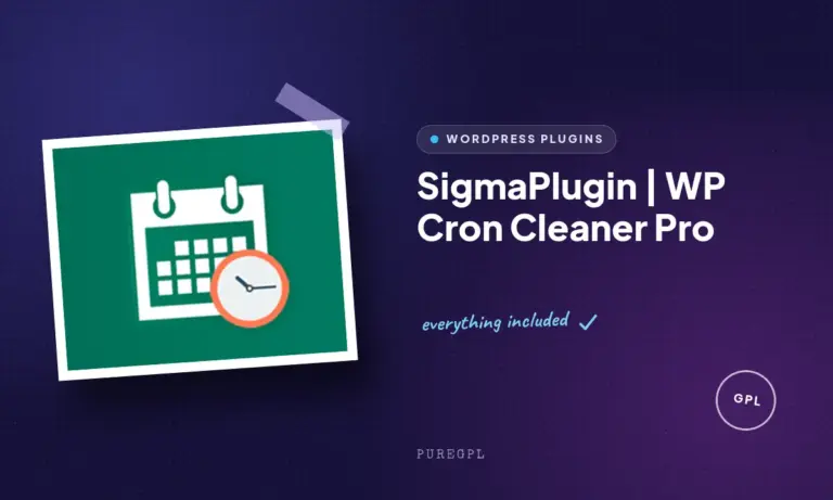 sigmaplugin wp cron cleaner pro