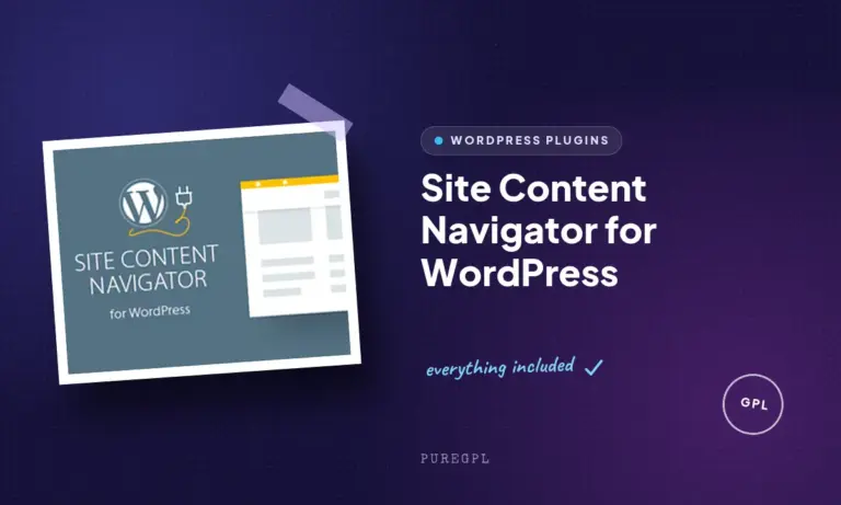 site content navigator for wordpress