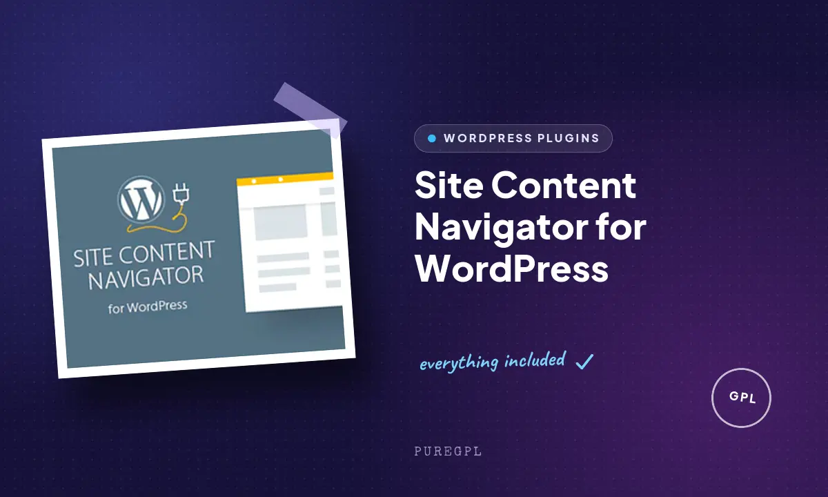 Site Content Navigator for WordPress