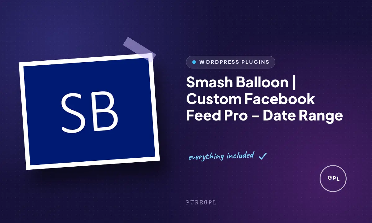 Smash Balloon | Custom Facebook Feed Pro – Date Range